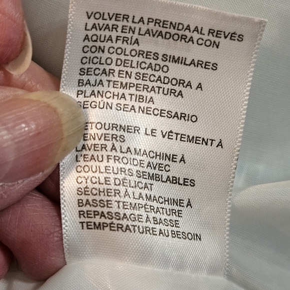 Alfred Dunner Jacket Lined Crinkle Abstract Print Casual 14 Petite - Picture 9 of 9